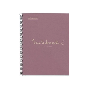 Kołonotatnik MIQUELRIUS NB-1 Emotions A4 w kratkę 80 kart. 90g ekolawendowy-662217