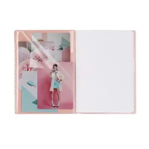 Zeszyt CLAIREFONTAINE Blush, A5, w linię, 48 kart., 14,8x21cm, miętowo-różowy-662230