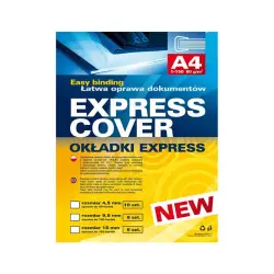 Okładki do oprawy dokumentów ARGO Zestaw Express 4,5mm - czarna-664334