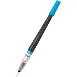 Pióro brush PENTEL kolor GFL - błękitny-669410