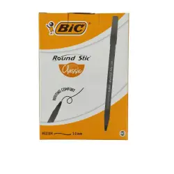 Długopis BIC (OPAK.60szt.) Round Stic - czarny-670786