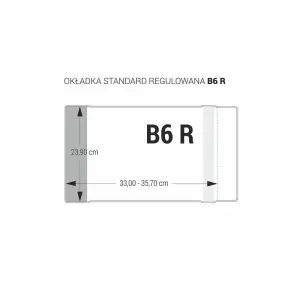 Okładki BIURFOL B6 regulowana op.25 23,9x32,5-36cm OZ-42-670665