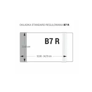 Okładki BIURFOL B7 regulowana op.25 23,6x32-36cm OZ-41-670674