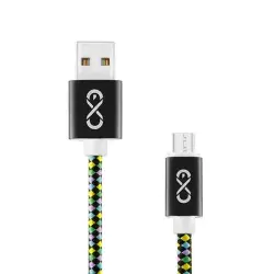 Kabel Micro USB EXC Diamond 1,5m czarny/mix kolorów-671154