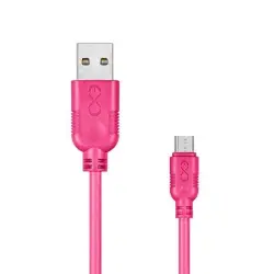 Kabel Micro USB EXC Whippy 0,9m różowy-671174