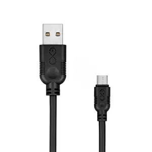 Kabel Micro USB EXC Whippy 2m czarny-671180