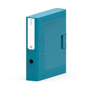 Segregator NEW BINDER plastikowy A4/70mm - szaro-niebieski-672152