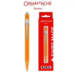 Długopis CARAN D’ACHE 849 Gift Box Fluo Line Orange pomarańczowy