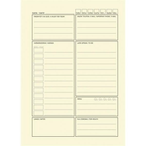 Notatnik DONAU Life organizer 165x230mm 80 kart. żółty-673805