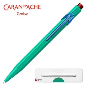 Długopis CARAN D'ACHE 849 Claim Your Style Ed2 Veronese Green M w pudełku zielony-678611