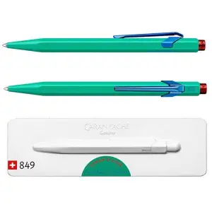 Długopis CARAN D'ACHE 849 Claim Your Style Ed2 Veronese Green M w pudełku zielony-678613