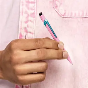 Długopis CARAN D'ACHE 849 Claim Your Style Ed2 Hibiscus Pink M w pudełku różowy-678618