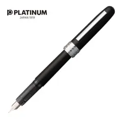 Pióro wieczne Platinum Plaisir Black Mist F czarne matowe-679014