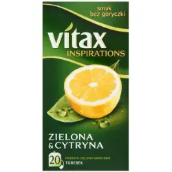 Herbata eksp. VITAX Zielona z Cytryną op.20-679663