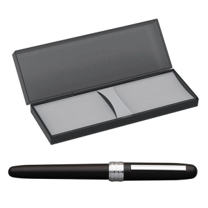 Pióro wieczne Platinum Plaisir Black Mist F czarne matowe-679016