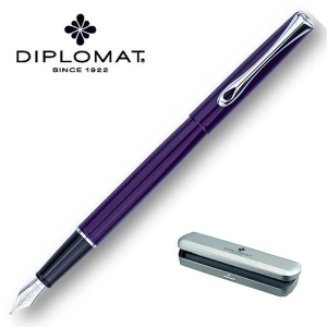 Pióro wieczne DIPLOMAT Traveller M fioletowe-679059