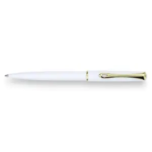 Długopis DIPLOMAT Traveller biały/złoty
