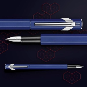 Pióro wieczne CARAN D'ACHE 849 F niebieskie-679217