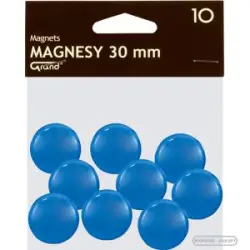 Magnesy GRAND 30mm - niebieskie op.10 130-1696-680200