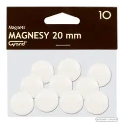 Magnesy GRAND 20mm - białe op.10 130-1689-680230