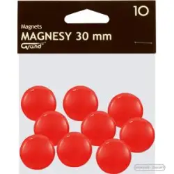 Magnesy GRAND 30mm - czerwone op.10 130-1695-680338