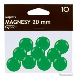 Magnesy GRAND 20mm - zielone op.10 130-1692-680369