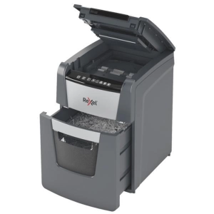 Niszczarka REXEL OPTIMUM AUTOFEED+ 100M P-5 100 kart. 34l czarna-681369