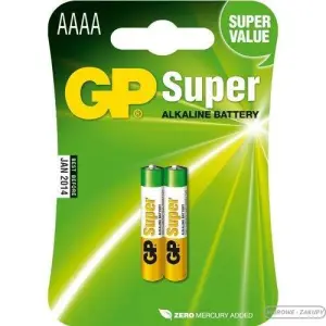 Bateria GP alkaliczna Super AAAA LR8D425 1.5V op.2-685107