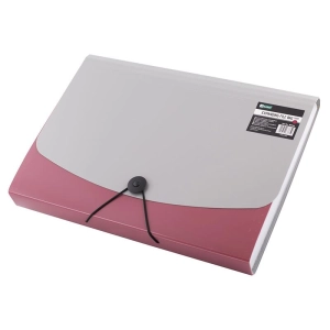 Teczka z przegródkami D.RECT 5888 - czerwona-687026