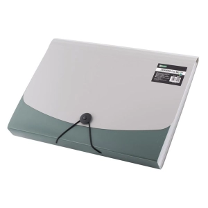 Teczka z przegródkami D.RECT 6 5566  - zielona-687038
