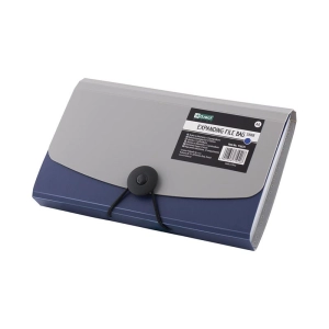 Teczka z przegródkami D.RECT A6 5888 - niebieska-687040