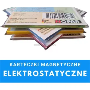 Karteczki magnetyczne NOPAR 10x10cm op.100 - białe-688269