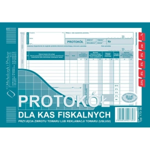Druk MiP 173-3E Protokół dla kas fisk. (zwrotreklamacja)-689456