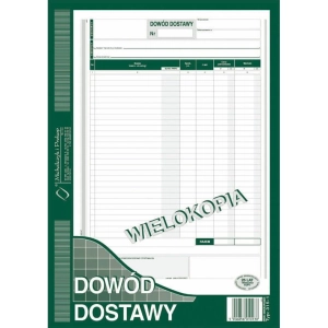 Druk MiP 315-1 Dowód dostawy A4-689524