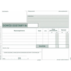 Druk MiP 315-5 Dowód dostawy A6 wielokopia-689529