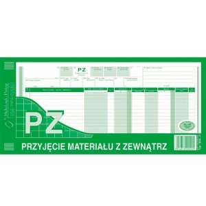 Druk MiP 362-2 PZ Przyjęcie materiałów A3-689570