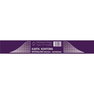 Druk MiP 437-3 KK Karta kontowa A5 (a20-689646