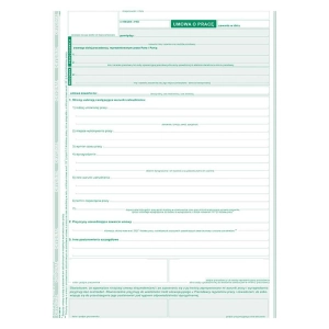 Druk MiP 500-1N Umowa o Pracę A4 40 kartek-689661
