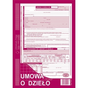 Druk MiP 510-1 Umowa o dzieło A4 40 kartek-689680