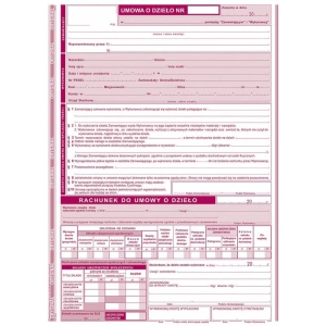 Druk MiP 510-1 Umowa o dzieło A4 40 kartek-689681
