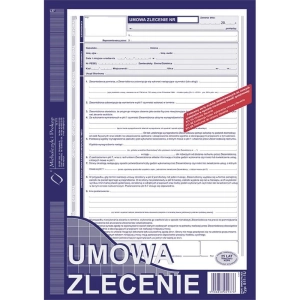 Druk MiP 511-1U Umowa zlecenie A4 40 kartek-689682