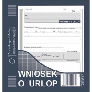 Druk MiP 513-4 WU Wniosek o udz.urlopu 23 A5-689690