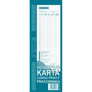 Druk MiP 531-0 Indyw.kart.czasu pracy-689720
