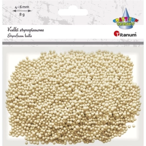 Ozdoba TITANUM styropianowa kulki (5mm/8g/X111) 367177-689994