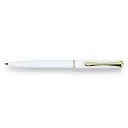 Ołówek auto. DIPLOMAT Traveller 0,5mm biały/złoty
