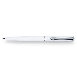 Ołówek auto. DIPLOMAT Traveller 0,5mm biały/chromowany