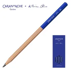 Zestaw ołówków grafitowych Caran d’Ache Klein Blue HB 4szt. ołówki niebieskie