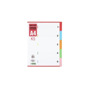 Przekładki D.RECT kartonowe 1-5 009397-693441