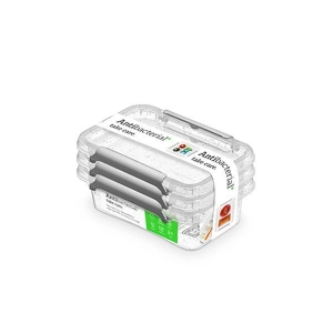 Zestaw pojemników antybakteryjnych ORPLAST Nanobox 3x0,35l transparentny-662157