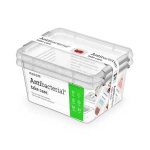 Zestaw pojemników antybakteryjnych ORPLAST Nanobox 2x2,0l transparentny-694488
